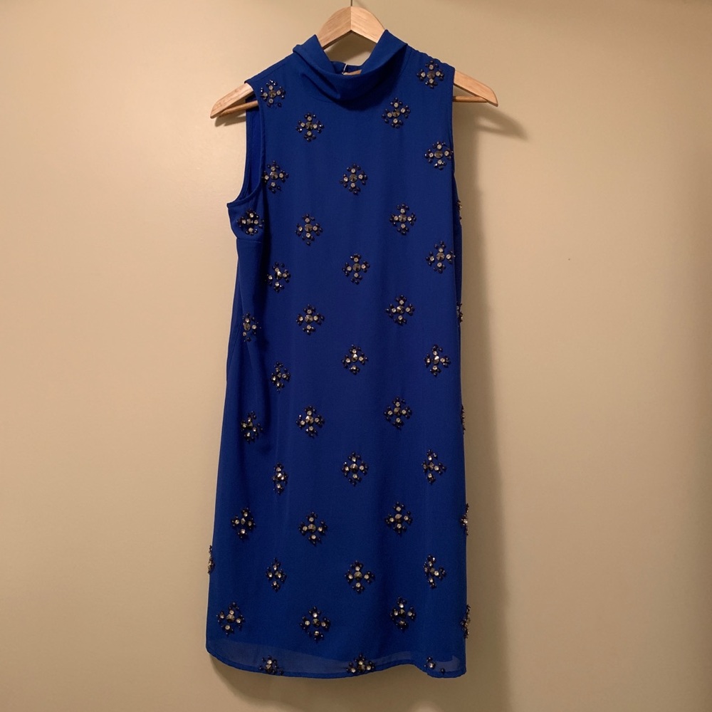 River Island Blue Embellished Dress